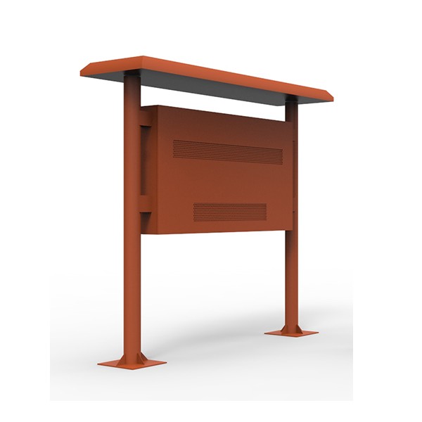 43寸立柱頂棚款戶外廣告機